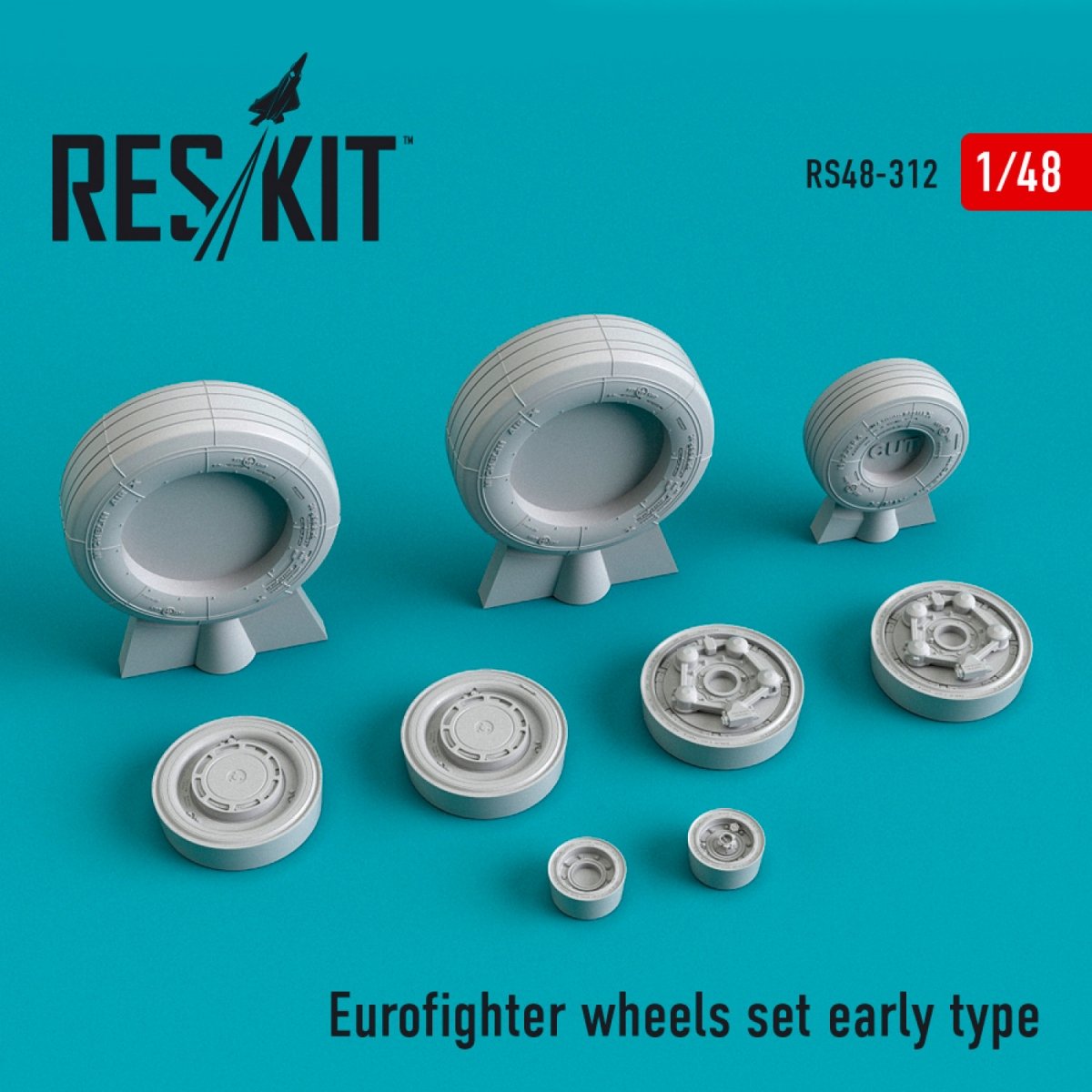 RESKIT RS48-0312 JEU DE ROUES EUROFIGHTER TYPE EARLY 1/48