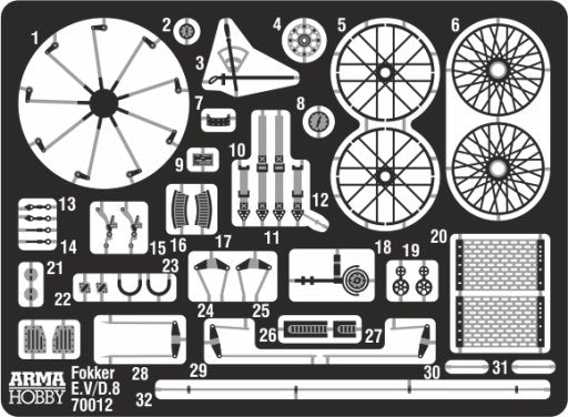 Arma Hobby 70012 Fokker EV Expert Set 1/72 – immagine 5