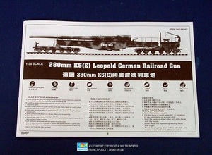 Trumpeter 00207 Canon allemand 280 mm K5(E)leopold (1/35) – image 12