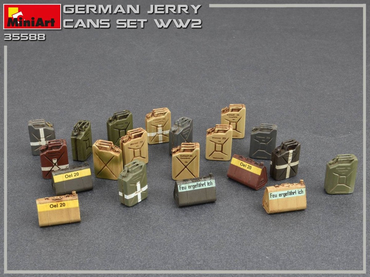 MiniArt 35588 Ensemble de jerricans allemands Seconde Guerre mondiale 1/35 – Bild 11