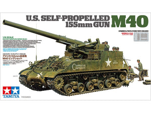 Tamiya 35351 Canon automoteur américain de 155 mm M40 1/35 – image 2