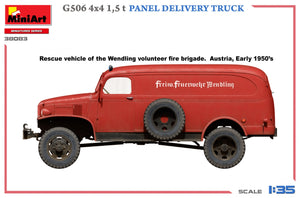 MiniArt 38083 G506 4x4 1,5 t Camion de livraison de panneaux 1/35 – immagine 5