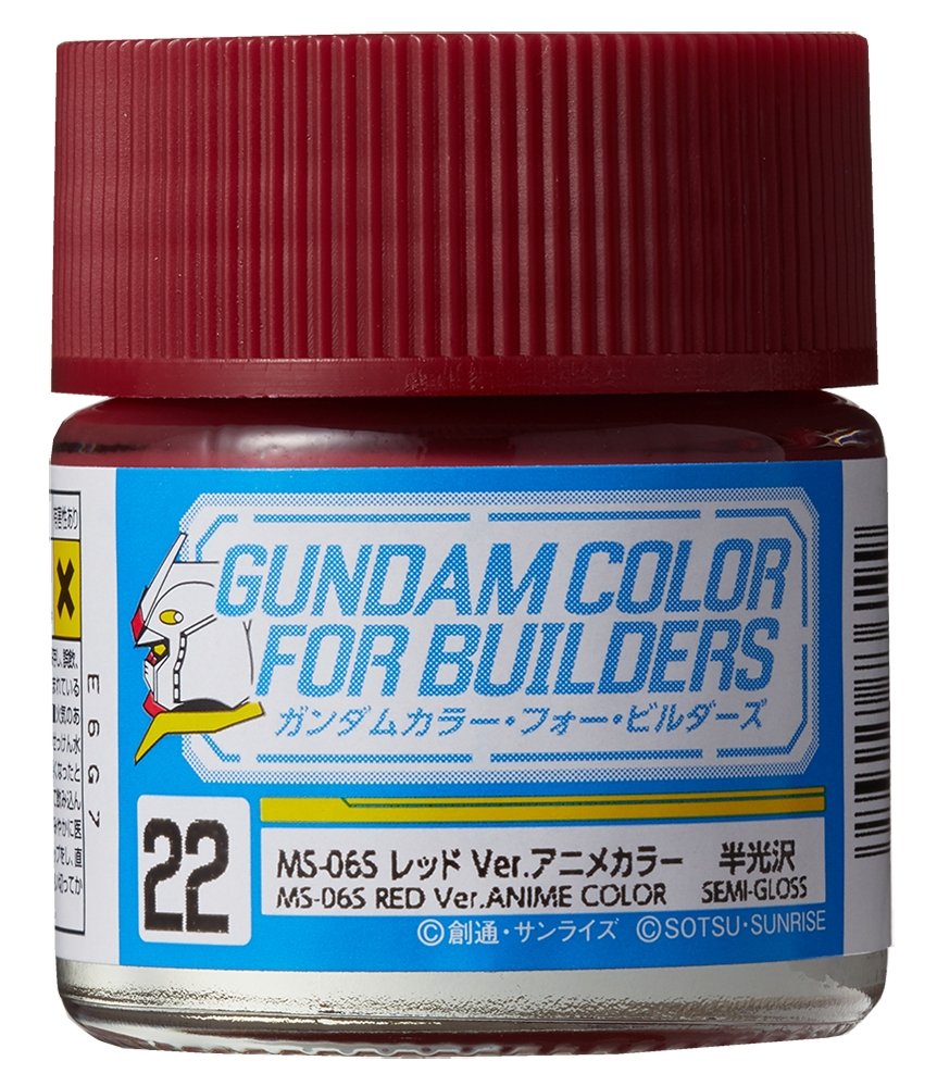 Gunze Sangyo UG-22 MS-06S Rouge ver.Anime Couleur