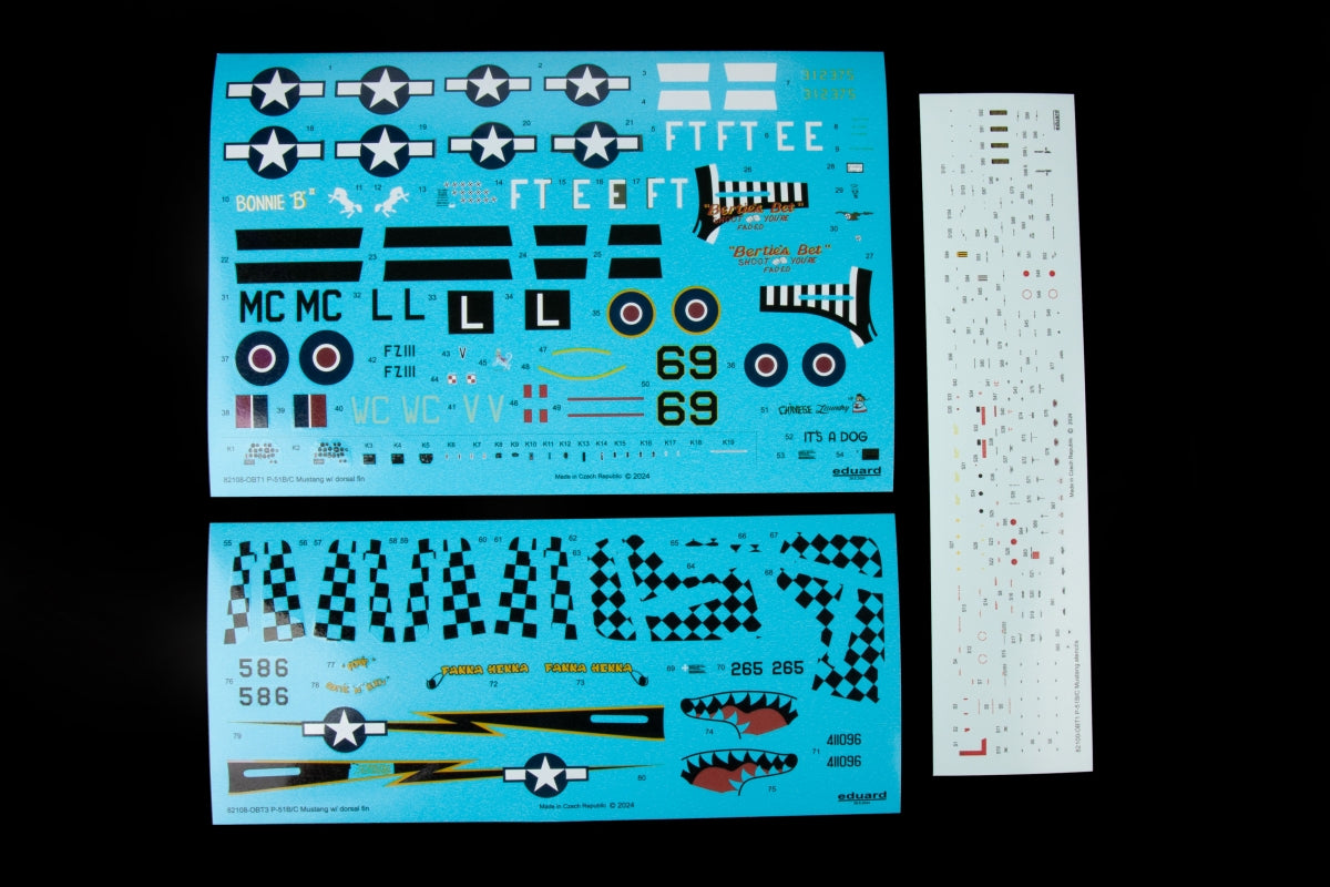 Eduard 82108 P-51B/C Mustang avec aileron dorsal 1/48 – imagen 5