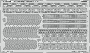 Eduard 53314 USS Midway CV-41 partie 1 TRUMPETER 1/350