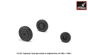 Roues Armory Models AW72409 EE Lightning avec pneus lestés, échelle 1/72 (début) – image 2