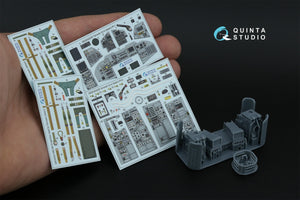 Intérieur imprimé en 3D et coloré sur papier décalcomanie (Italeri) pour Quinta Studio QD+32228 Tornado Gr.4 (avec pièces en résine imprimées en 3D) 1/32 – immagine 2