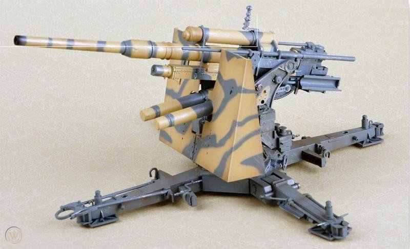 J'adore le kit 60030 Flak 36, canon antiaérien de 88 mm, échelle 1/18