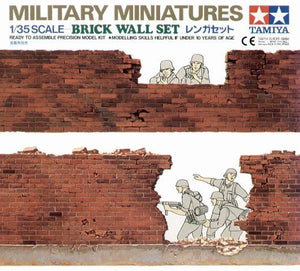 Tamiya 35028 Ensemble de mur de briques (1/35)