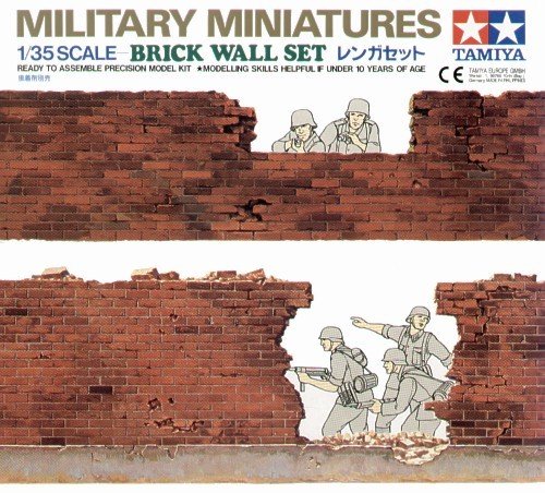 Tamiya 35028 Ensemble de mur de briques (1/35)