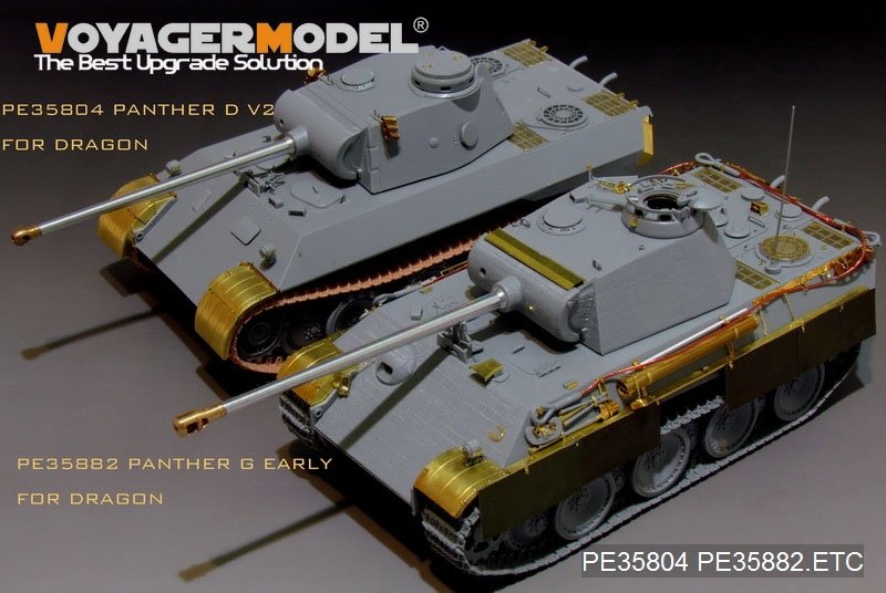 Maquette Voyager PE35882WWII Panther G allemand, version initiale, pour DRAGON 1/35 – Bild 12