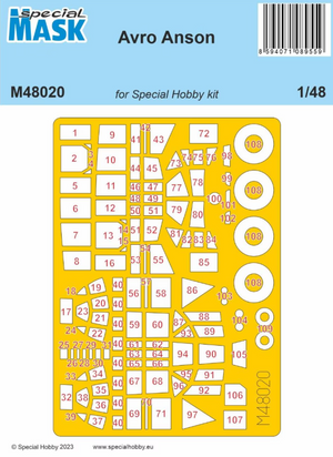 Maquette Special Hobby M48020 Avro Anson (pour kit Special Hobby) au 1/48