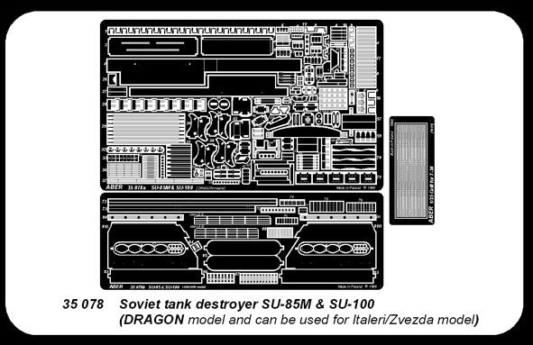 Aber 35078 SU-85 et SU-100 (DRA) (1/35) – image 3