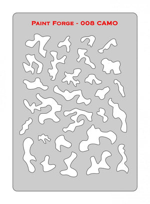 Pochoir Paint Forge PFST008M - Camouflage