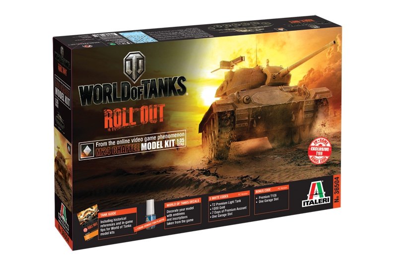 Italeri 36504 World of Tanks - M24 Chaffee