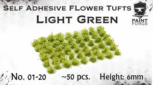 Paint Forge PFFL2601 Fleurs vert clair 6 mm