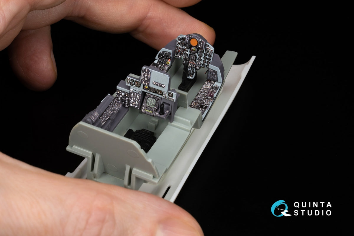 Intérieur imprimé en 3D et coloré sur papier décalcomanie (Academy) du F-4B Phantom II de Quinta Studio QD+48485 (avec pièces en résine imprimées en 3D) à l&amp;#39;échelle 1/48 – image 11