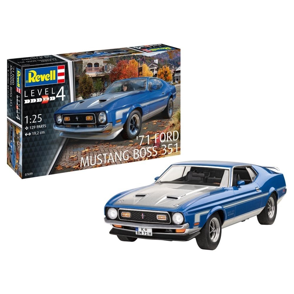 Revell 67699 '71 Mustang Boss 351 Maquette à l'échelle 1/25