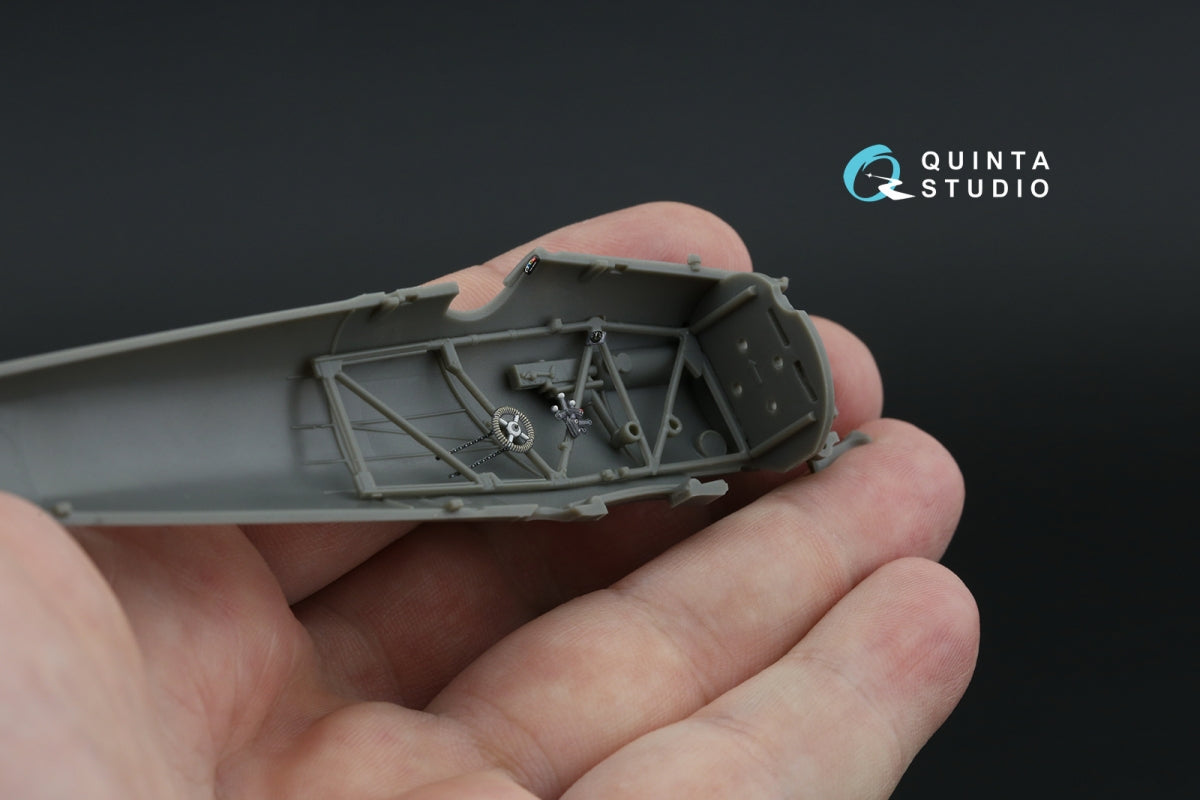 Intérieur coloré imprimé en 3D sur papier décalcomanie Quinta Studio QD48502 Bristol Bulldog Mk.II (Airfix) 1/48 – image 8