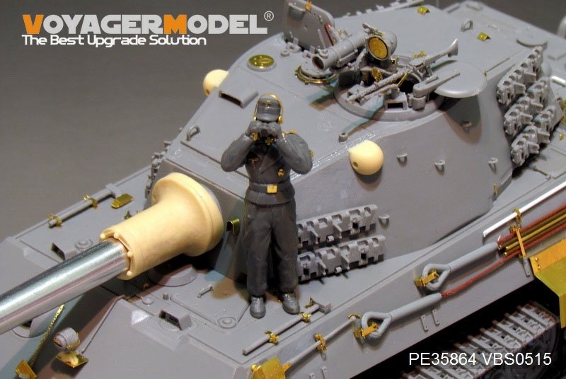 Maquette Voyager PE35864 KINGTIGER allemand de la Seconde Guerre mondiale, version finale, pour MIG AMO, échelle 1/35 – image 11