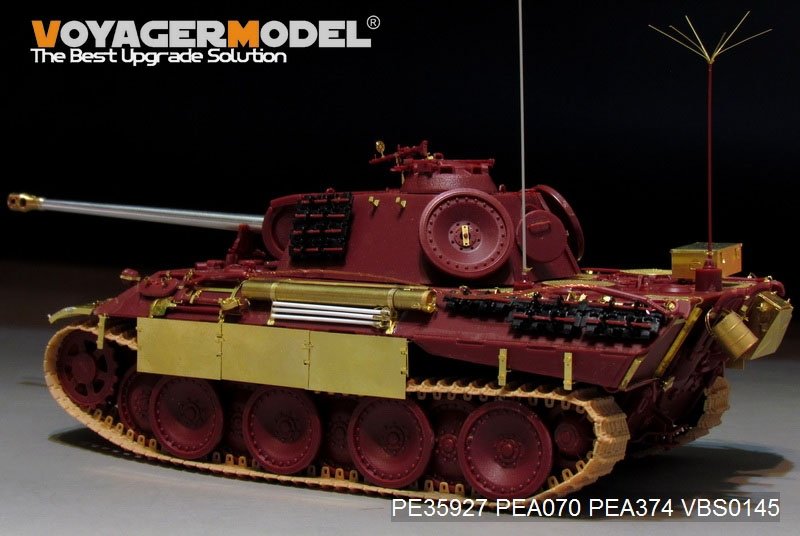 Maquette Voyager PE35927 Panther A allemand de la Seconde Guerre mondiale, version tardive, pour MENG TS-035, échelle 1/35  – image 16