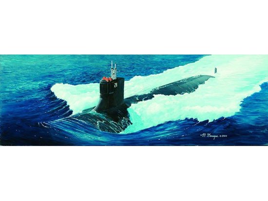 Trumpeter 05904 USS SSN-21 Sea Wolf Sous-marin d'attaque 1/144