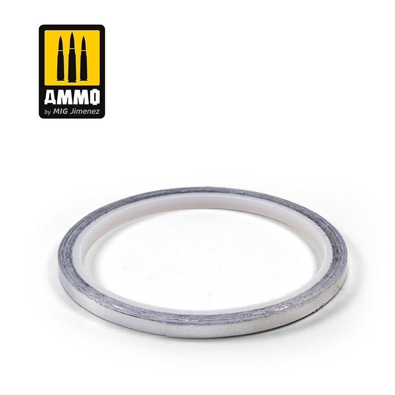Munitions de Mig 8249 RUBAN ALUMINIUM 5 mm x 10 m (0,19 po x 32,8 pi) 