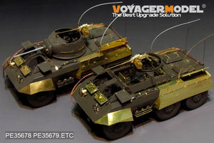 Jupes latérales/coffres de rangement pour véhicules blindés américains M8/M20 de la Seconde Guerre mondiale, modèle Voyager PEA335 (pour TAMIYA 35228 35234), échelle 1/35 – image 6