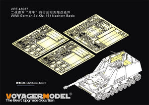 Maquette Voyager VPE48037 Sd.Kfz. 164 Nashorn allemand de la Seconde Guerre mondiale (modèle de base) pour Tamiya 32600 au 1/48