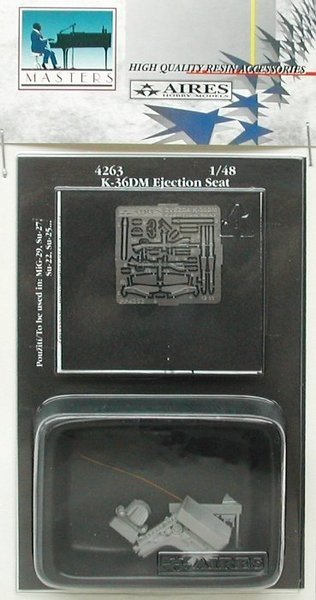 Siège éjectable Aires 4263 K-36DM (MiG-29, Su-27) 1/48