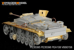 Maquette Voyager PE35395 StuG.III Ausf.F8 allemand de la Seconde Guerre mondiale, version de base (fin de production), pour DRAGON 6644, échelle 1/35 – image 10