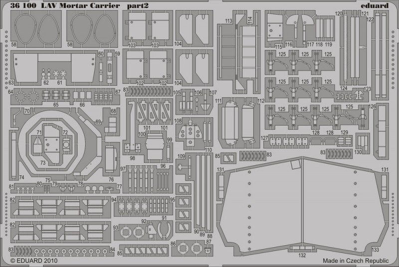 Eduard 36100 LAV Mortar Carrier 1/35 Trumpeter – immagine 2