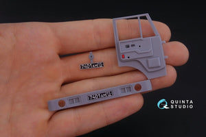 Intérieur imprimé en 3D et coloré sur papier décalcomanie Quinta Studio QD35017 KAMAZ 4310 (pour kit ICM) 1/35 – image 7