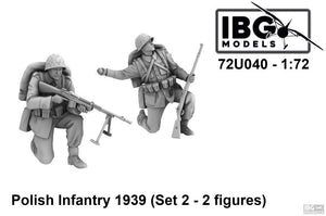 IBG 72U040 Infanterie polonaise 1939 Set 2 (impression 3D - 2 figurines) 1/72