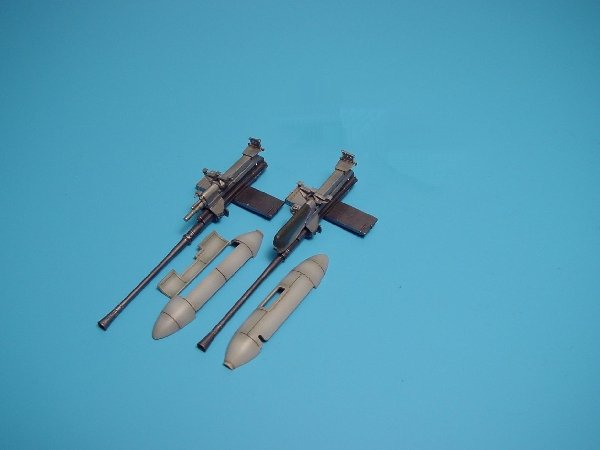 Aires 4169 Ju 87G 2 x 3.7 cm Bordkanone pods 1/48 Hasegawa
