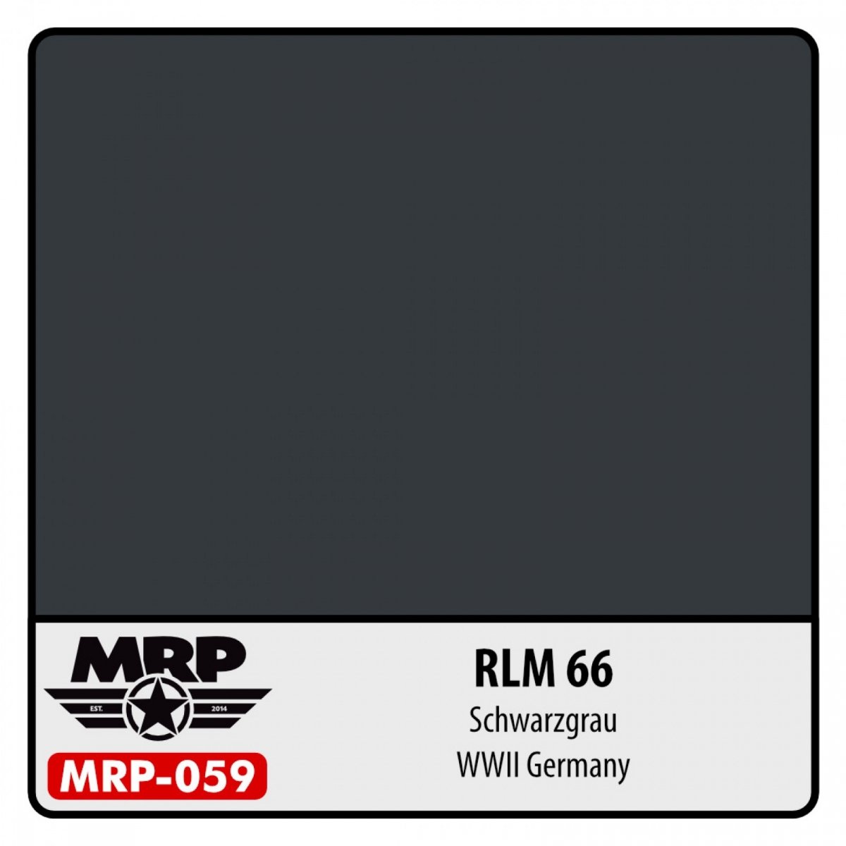 Peinture MR. Paint MRP-059 RLM 66 Schwarzgrau Seconde Guerre mondiale allemande 30 ml