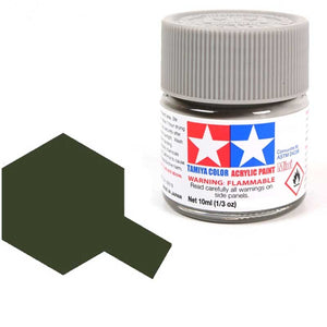 Peinture acrylique Tamiya XF81 Vert foncé 2 RAF (81781) 10 ml