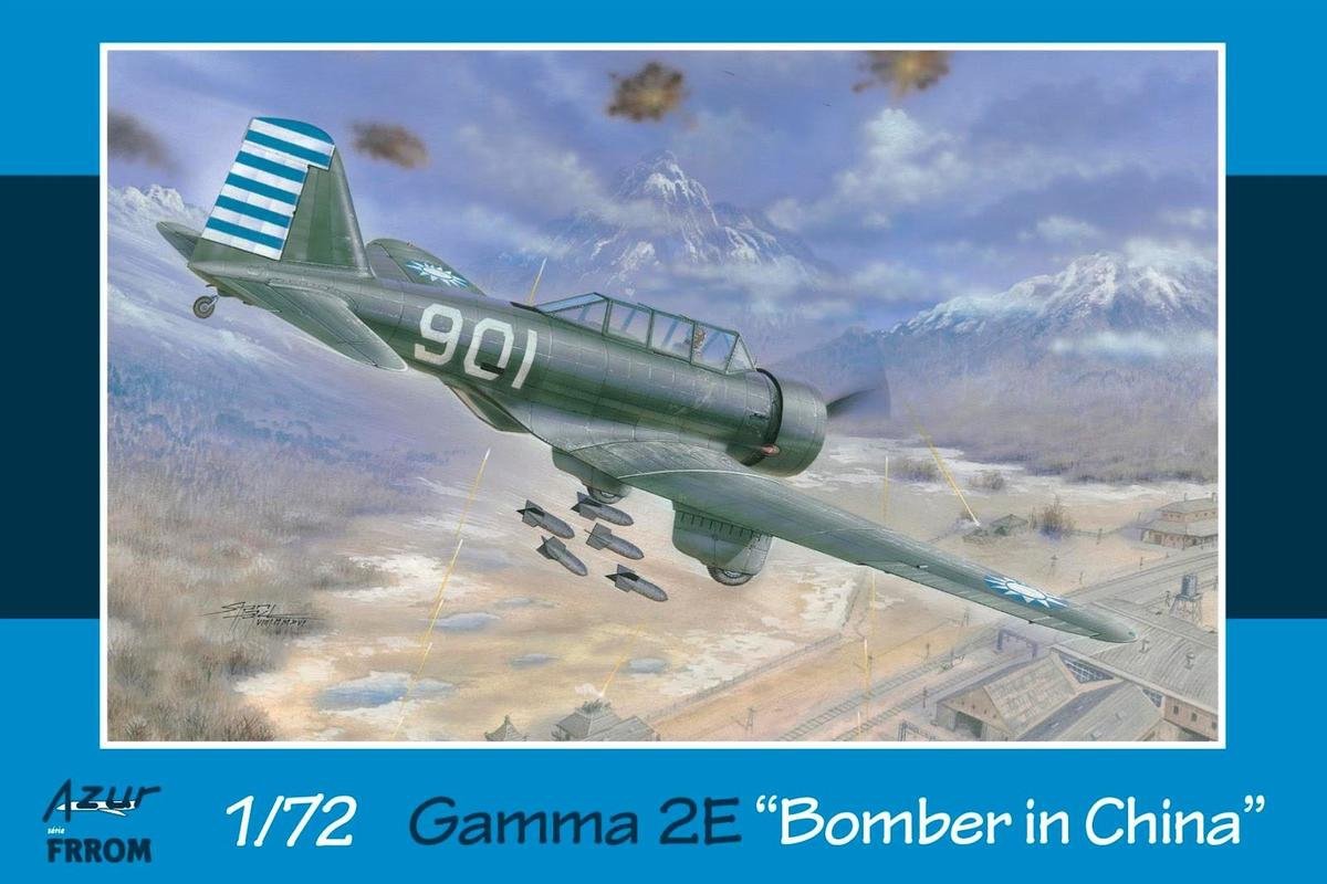 Azur FR0034 Gamma 2E Bombardier en Chine (1/72)