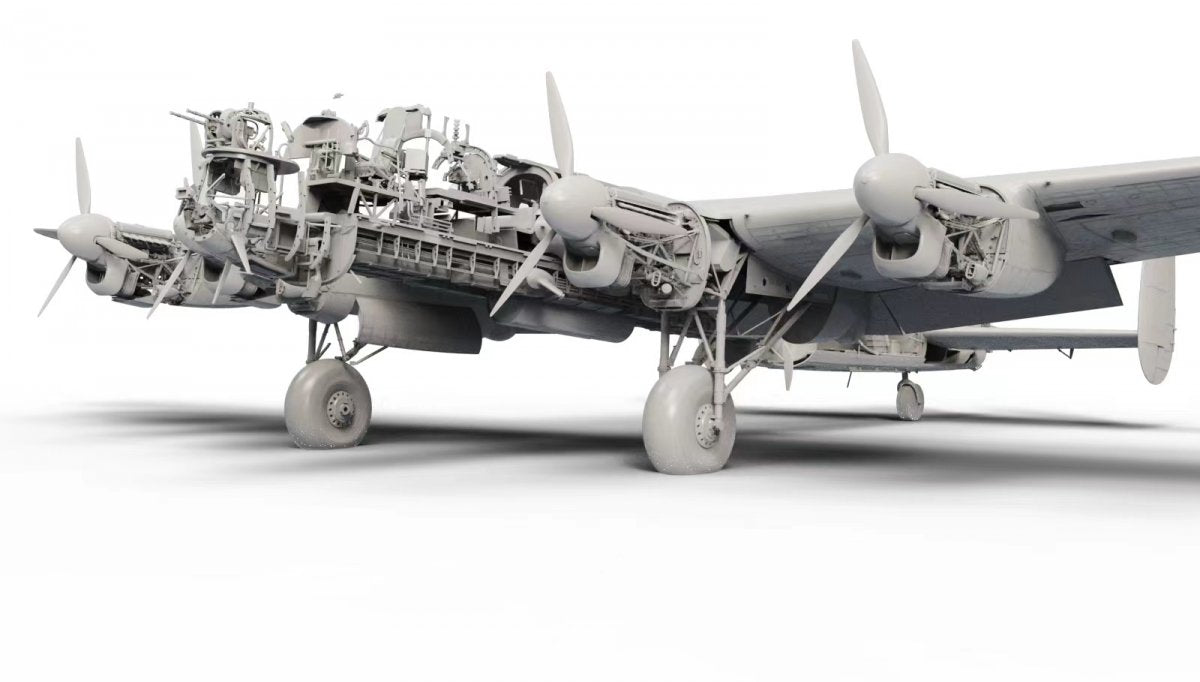 Maquette Border BF-010 Avro Lancaster B Mk.I/III avec intérieur complet 1/32 – Bild 11
