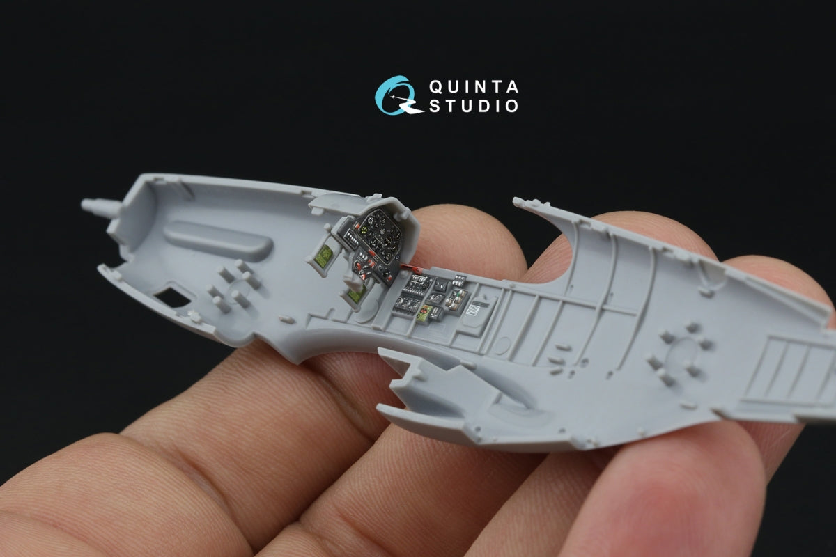 Intérieur imprimé en 3D et coloré sur papier décalcomanie pour P-51B/P-51C Mustang (Arma Hobby) - Quinta Studio QD72219, échelle 1/72 – Bild 10