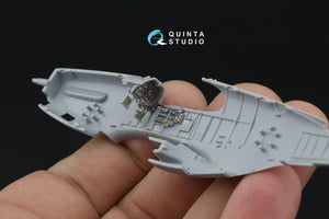 Intérieur imprimé en 3D et coloré sur papier décalcomanie pour P-51B/P-51C Mustang (Arma Hobby) - Quinta Studio QD72219, échelle 1/72 – Bild 10