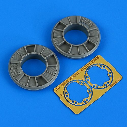 Refroidisseurs d&amp;#39;huile Quickboost QB48975 Ju 88A-4 ICM 1/48