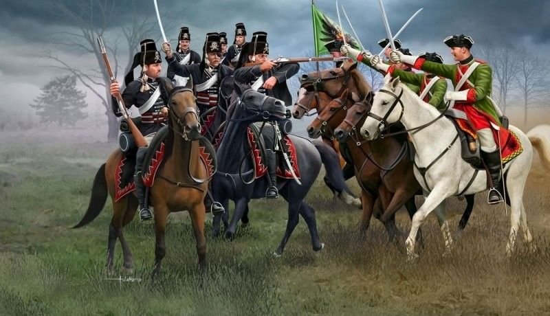 Revell 02453 Guerre de Sept Ans DRAGONS AUTRICHIENS + HUSSARDS PRUSSIENS (1/72)