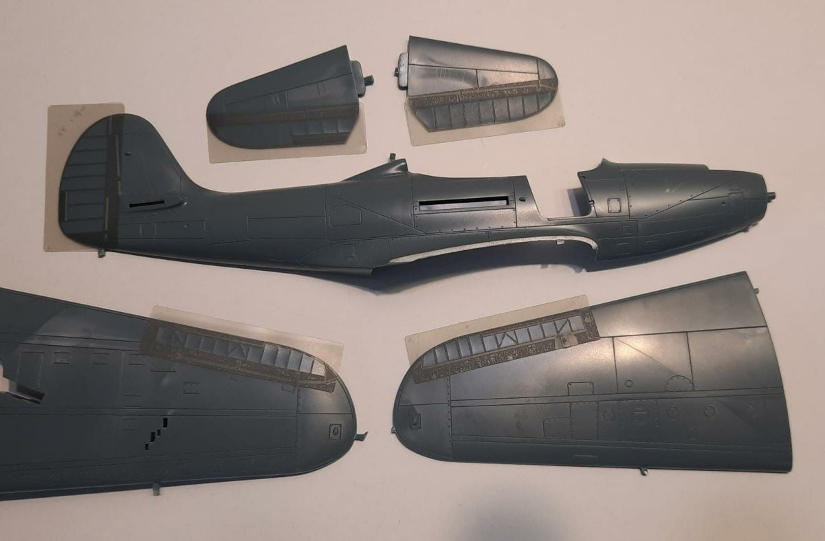 Masques Omask 64003 P-39/P-400 pour surfaces de contrôle (pour Eduard) 1/48 – image 3