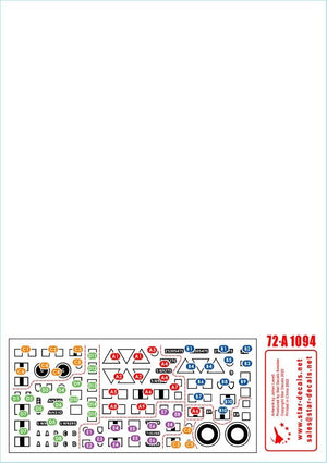 Star Decals 72-A1094 Artillerie royale britannique en Italie. Char de commandement M7 Priest, char de commandement Sherman, semi-chenillé M3A1. Échelle 1/72 – image 3