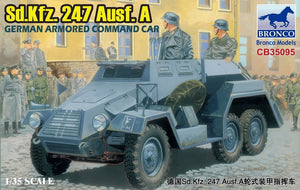 Bronco CB35095 VOITURE DE COMMANDEMENT BLINDÉE ALLEMANDE Sd.Kfz.247Ausf.A (1/35)