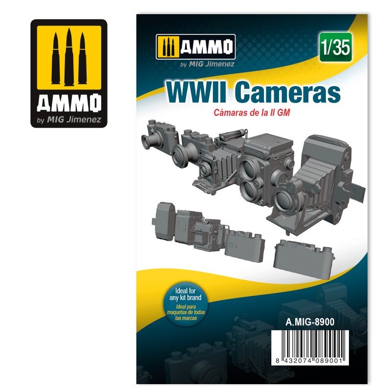 Munitions des caméras Mig 8900 Seconde Guerre mondiale 1/35
