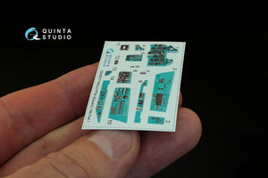 Intérieur imprimé en 3D et coloré sur papier décalcomanie Quinta Studio QD48077 MiG-21PFM (pour kit Eduard) 1/48 – image 4