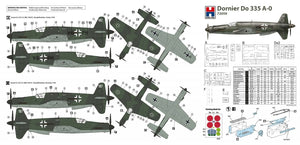 Hobby 2000 72059 Dornier Do 335 A-0 Pfeil (DRAGON + CARTOGRAF + MASQUES) 1/72 – Bild 2