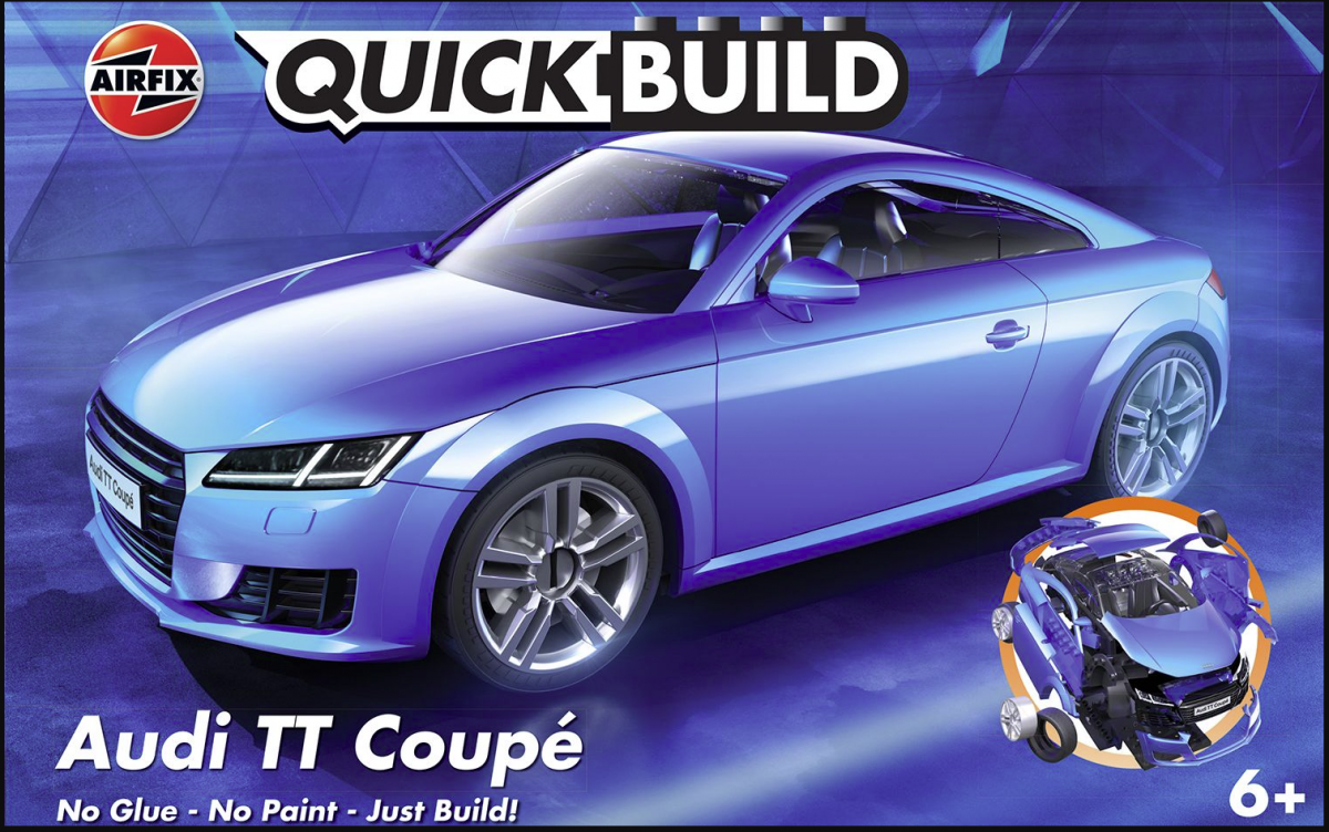Airfix 6054 QUICKBUILD Audi TT Coupé - Bleu